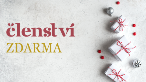 Členství zdarma + roční fee 2025 – Vánoční akce pro nové členy