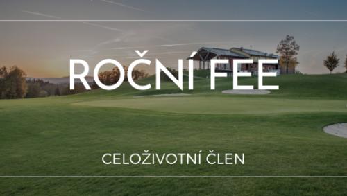 Roční green fee pro celoživotního člena 2025